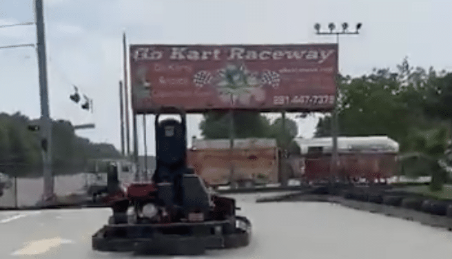 Featured image for “Video: See what it’s like to race around the track at Houston’s Go Kart Raceway”